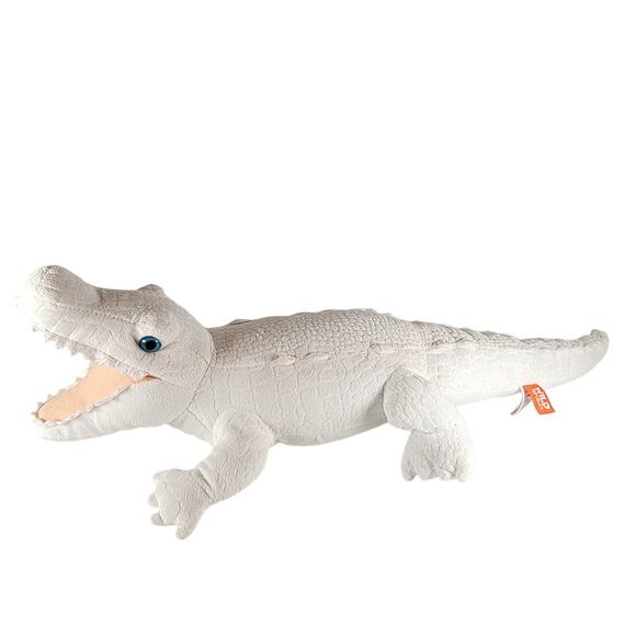 White Alligator Plush Stuffed Animal Toy 22" Albino Crocodile Wild Republic - Picture 1 of 16